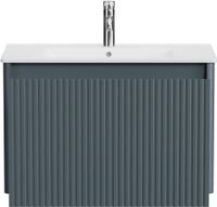 Тумба под раковину Allen Brau Gravity 80 1.370017.BGM синий матовый — фото 5, Тумбы под раковину