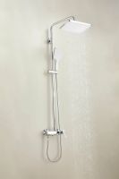 Товар: Душевая система с тропическим душем и смесителем BELZ, хром арт-B24715 - фото 4 Душевая система с тропическим душем и смесителем BELZ, хром арт-B24715 — фото 4, Душевые стойки