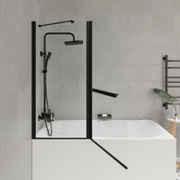 Ограждение VIVA90B N душевое Ceruttispa без поддона (90x90x195) — фото 243, Прямоугольные душевые уголки