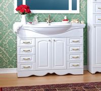 Комплект мебели для ванной Бриклаер , белый арт-АННА 120 — фото 6, Комплекты мебели для ванной