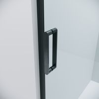 Дверь в нишу Grossman Classic (140х195) графит сатин,стекло прозрачное,раздвижная, 1 место арт-100.K33.04.140.42.00 — фото 6, Раздвижные душевые двери