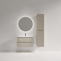 Тумба подвесная SANCOS Snob R 790х390х500, c двумя ящиками оснащенными доводчиками, Beige Soft , арт. арт-SNR80/39CE — фото 3, Тумбы под раковину