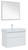 Мебель для ванной Aquanet Nova Lite 85 белый глянец арт-00274174 — фото 2, Комплекты мебели для ванной