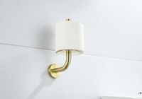 Товар: AQ4207BG ОБЕРОН бумагодержатель для запасного рулона, шлиф. золото - фото 3 AQ4207BG ОБЕРОН бумагодержатель для запасного рулона, шлиф. золото — фото 3, Держатели туалетной бумаги