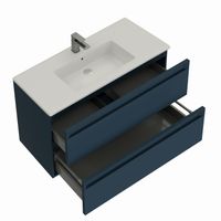 Тумба под раковину Allen Brau Eclipse 60 1.E1001.BGM 2.0 синий матовый — фото 1, Тумбы под раковину