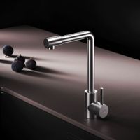 F85B05011 X-Joy S, смеситель для кухни с L-изливом, сатин — фото 8, Смесители для кухни