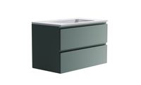 Товар: Нижний шкаф Альфа 90 с 2 ящиками зеленый (NCS S 3005-B80G матовый) + Раковина "Альфа 90" арт-3060007ncss3005-b80g+04010008 - фото 3 Нижний шкаф Альфа 90 с 2 ящиками зеленый (NCS S 3005-B80G матовый) + Раковина "Альфа 90" арт-3060007ncss3005-b80g+04010008 — фото 3, Тумбы с раковиной