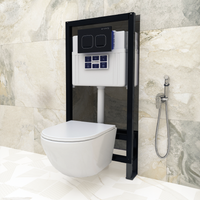 SET Инсталляция Sava Free Standing+клавиша смыва DUO хром глянец/хром матовый SFS40006465 — фото 3, Инсталляции для унитазов