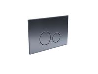 (023C) Панель смыва нержавеющая сталь, цвет Серый графит (клавиши круглые) арт-KDI-0000039 — фото 1, Кнопки смыва