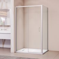 Душевой уголок RGW PA-177 (RGW PA-017 + Z-050-2) 1300x1100, профиль хром, стекло прозрачное, арт-350817731-11 — фото 1, Прямоугольные душевые уголки