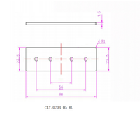 Соединитель для магнитного шинопровода арт-CLT 0.204 05 BL — фото 1, Шинопроводы