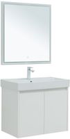 Мебель для ванной Aquanet Nova Lite 75 белый глянец (2 дверцы) арт-00302535 — фото 2, Комплекты мебели для ванной