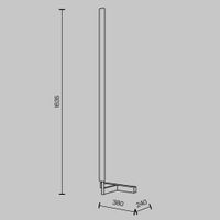 Напольный светильник (торшер) Maytoni MOD214FL-L20B3K — фото 4, Торшеры