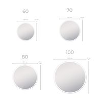 Зеркало с подсветкой VIGO Cosmo Comfort 1000 142 — фото 8, Зеркала в ванную комнату