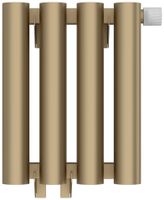 Отопительный радиатор Сунержа Кумир-0 EU50 правый 300х260 4 секции Матовое золото арт-032-0351-3004 — фото 6, Радиаторы отопления