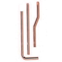 Смывная труба GLOBO PAESTUM наружного монтажа цвет бронза арт-BA011 — фото 1, Комплектующие для туалета