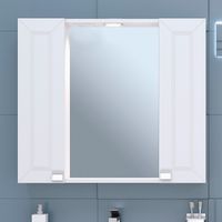 Зеркальный шкаф OSTIN 80 /AQUA DE MARCO 1080WCOST — фото 1, Зеркальные шкафы в ванную