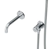 FT85A3RH30 X-Joy, набор: встроеный см-ль с ТМС, излив, верхний душ 220 мм, ручн.душ, хром — фото 7, Встраиваемые душевые комплекты