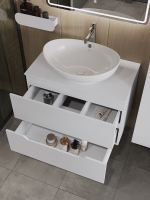 Товар: Orange Line Li-80TuwMDF+B08-585W тумба с раковиной подвесная 80 см, белый Li-80TuwMDF+B08-585W - фото 4 Orange Line Li-80TuwMDF+B08-585W тумба с раковиной подвесная 80 см, белый Li-80TuwMDF+B08-585W — фото 4, Тумбы с раковиной