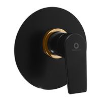 Смеситель Colorado для душа скрытый монтаж, цвет черный матовый/золото, арт-CO183LCMATZ — фото 1, Встраиваемые смесители для душа