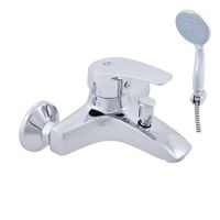 Товар: Смеситель Kongo для ванной с душевым комплектом, держатель стабильный, арт-K054.5/1 - фото 3 Смеситель Kongo для ванной с душевым комплектом, держатель стабильный, арт-K054.5/1 — фото 3, Смеситель для ванны