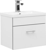 Тумба под раковину Aquanet Верона 50 белый (подвесная 1 ящик) арт-00207765 — фото 1, Тумбы под раковину