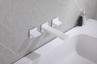 Товар: Смеситель ABBER Daheim AF82122W для раковины скрытого монтажа, белый матовый - фото 2 Смеситель ABBER Daheim AF82122W для раковины скрытого монтажа, белый матовый — фото 2, Смесители для раковины