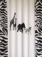 шторка д/в тканевая 180х200см "Сафари" MZ-125 — фото 1, Шторки на ванну