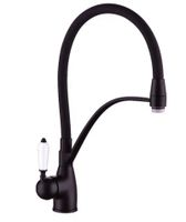 Смеситель для кухни Rose , черный арт-R153H — фото 1, Смесители для кухни