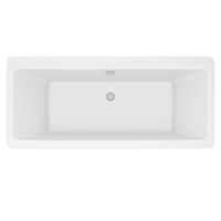 Ванна CRETE 180см из литьевого мрамора NOVA GEL с хромированным полотенцедержателем/ Aqua de Marco 1180WCKRI_GEL — фото 9, Ванны