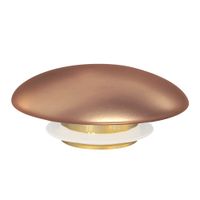 Накладка на слив для раковины ABBER AC0014MRG розовое золото матовое, керамика — фото 2, Комплектующие для душевого оборудования