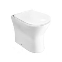 LEON Чаша унитаза напольного, двойной выпуск, белая. ROCA арт-7342649000 — фото 1, Напольные унитазы