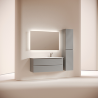 Товар: Тумба подвесная SANCOS Folk правая 1195х445х500, c двумя ящиками оснащенными доводчиками, Ergraut soft, арт. арт-FL120RES - фото 3 Тумба подвесная SANCOS Folk правая 1195х445х500, c двумя ящиками оснащенными доводчиками, Ergraut soft, арт. арт-FL120RES — фото 3, Тумбы под раковину