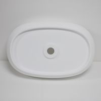 Раковина накладная ABBER Stein AS2632 белая матовая — фото 4, Раковины накладные