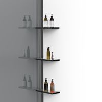 Душевая перегородка Walk-In , 1100*2000, вороненая сталь, стекло тонированное арт-VSW-1HWS110CGGM — фото 1, Душевые перегородки