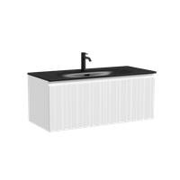 Тумба подвесная SANCOS Code 990х453х400, c одним ящиком оснащенным доводчиками, цвет белый , арт. арт-CD100W — фото 6, Тумбы под раковину