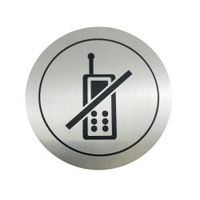 Табличка Nofer выключите звук телефонов 16733.2.S — фото 1, Таблички для санузла и общественных мест