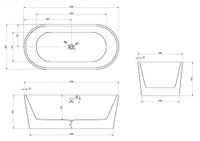 Товар: Акриловая ванна ABBER AB9209MB черная матовая - фото 12 Акриловая ванна ABBER AB9209MB черная матовая — фото 12, Акриловые ванны