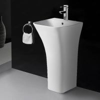 Раковина напольная AZARIO FRETTA SQUARE 450х435х835 отдельностоящая, прямоугольная арт-AZ-315 — фото 1, Раковины напольные