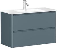 Тумба под раковину Allen Brau Gravity 100 1.370010.BGM синий матовый — фото 2, Тумбы под раковину