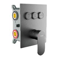 Смеситель для душа Raglo , графит арт-R50.273.09 — фото 1, Встраиваемые смесители для душа