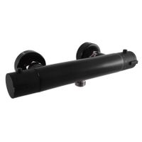 TRM80.5CMAT TERMOSTAT - смеситель для душа, ЧЕРНЫЙ МАТОВЫЙ — фото 1, Смеситель для душа