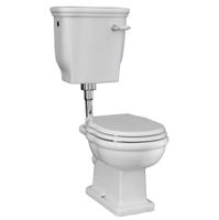 Бачок Artceram Hermitage на средней трубе цвет белый арт-HEC005 01 00 — фото 2, Комплектующие для туалета