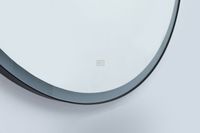 Зеркало Aquanet Тренд 80 черный арт-00316653 — фото 3, Зеркала в ванную комнату