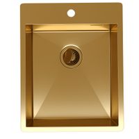 Товар: Кухонная мойка Reflexion Iseo RX2250GD брашированное золото - фото 216 Кухонная мойка Reflexion Iseo RX2250GD брашированное золото — фото 216, Кухонные мойки