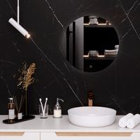 Зеркало с LED-подсветкой MILAN (50) круглое /AQUA DE MARCO MIL50 — фото 3, Зеркала в ванную комнату