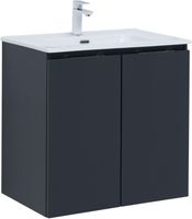 Тумба под раковину Aquanet Алвита New 70 2 дверцы, антрацит арт-00303904 — фото 10, Тумбы под раковину
