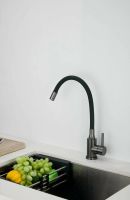 Смеситель для кухни с гибким изливом BELZ , оружейная сталь арт-B73810-3 — фото 2, Смесители для кухни