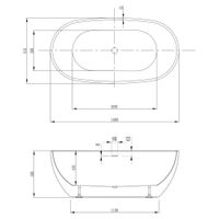 Товар: Акриловая ванна ABBER AB9263-1.6 белая - фото 8 Акриловая ванна ABBER AB9263-1.6 белая — фото 8, Акриловые ванны