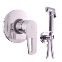 Смеситель Colorado для биде с душем скрытый монтаж стоп вентиль в держателе лейки, арт-CO242/1 — фото 1, Смесители для биде